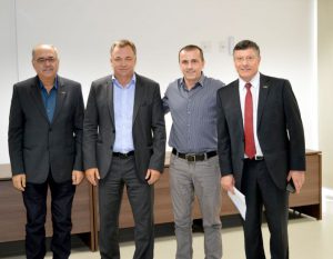 VP da FCDL, prefeito e presidente da CDL Florianópolis e presidente da Federação