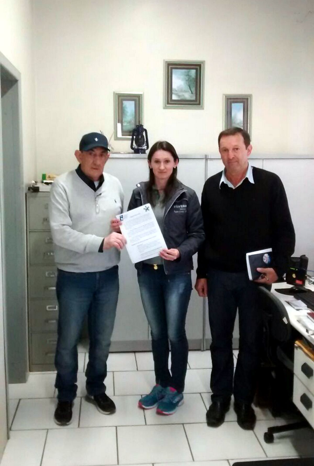 Ao todo, três políticos se candidataram a prefeito