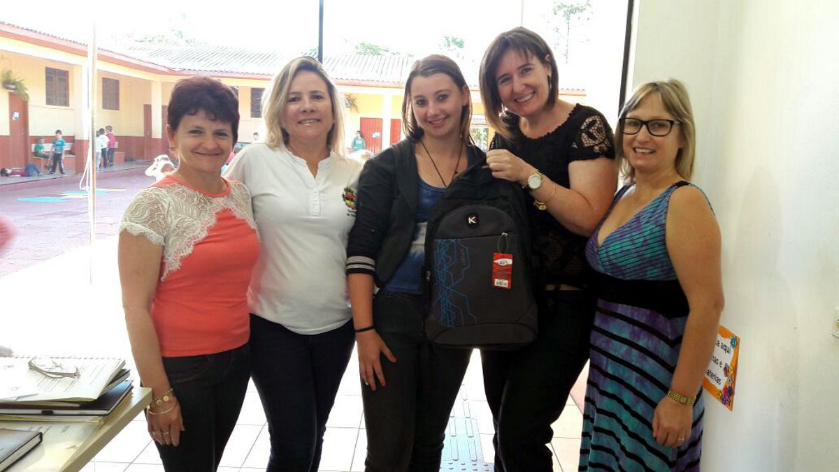 Vencedora na categoria redação também é laureada