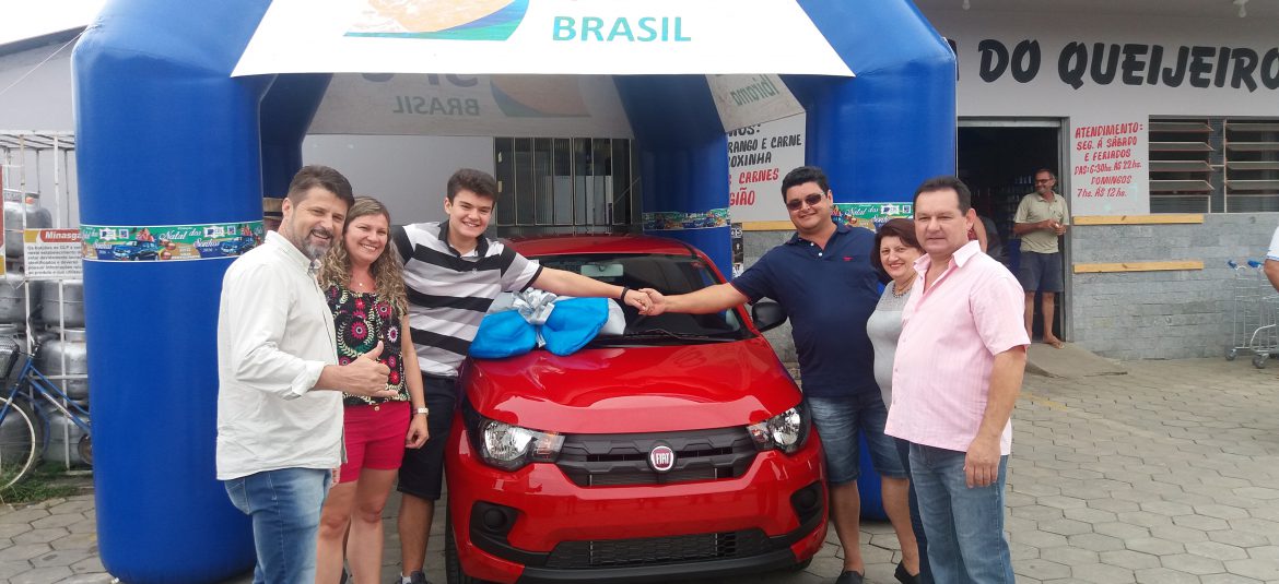 Silvandro José Souza ganhou um Fiat Mobi 0 Km.