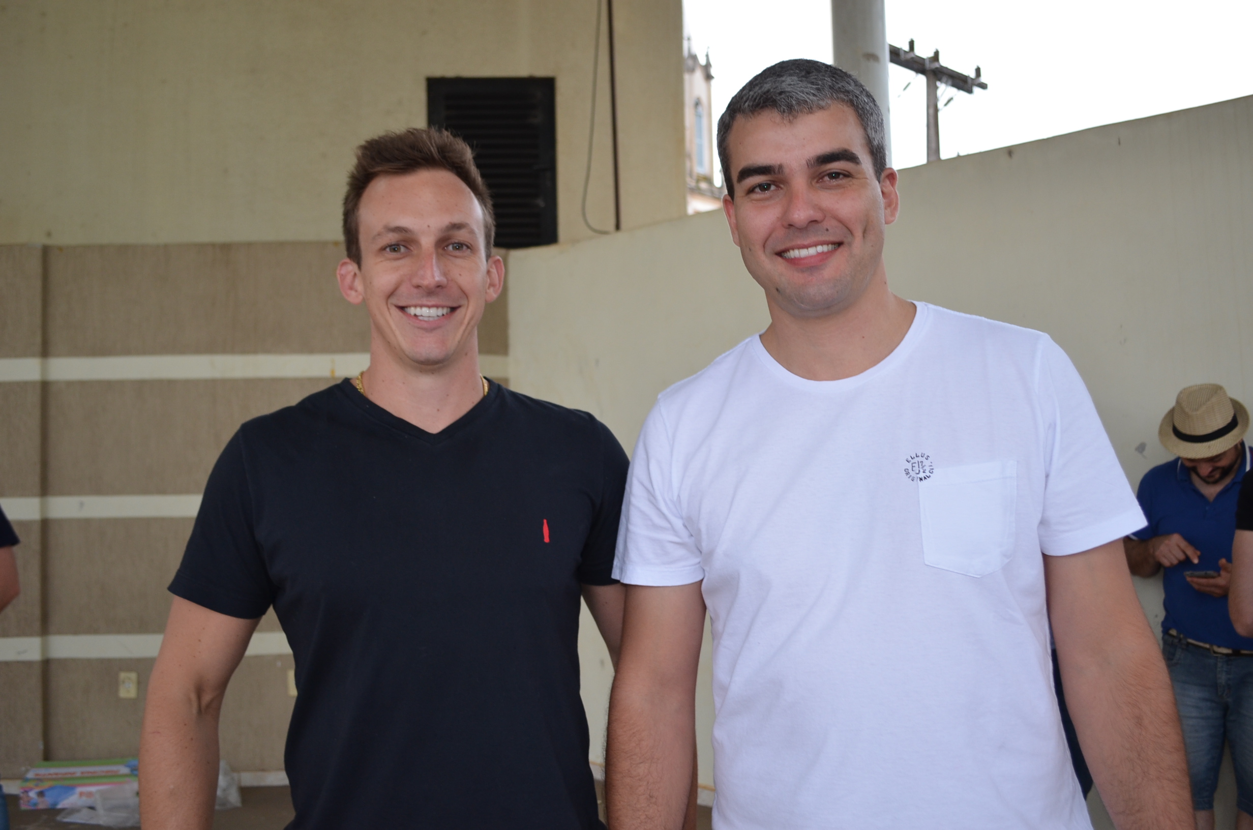 Empresários Rodrigo Savaris e Marcelo Cardoso.