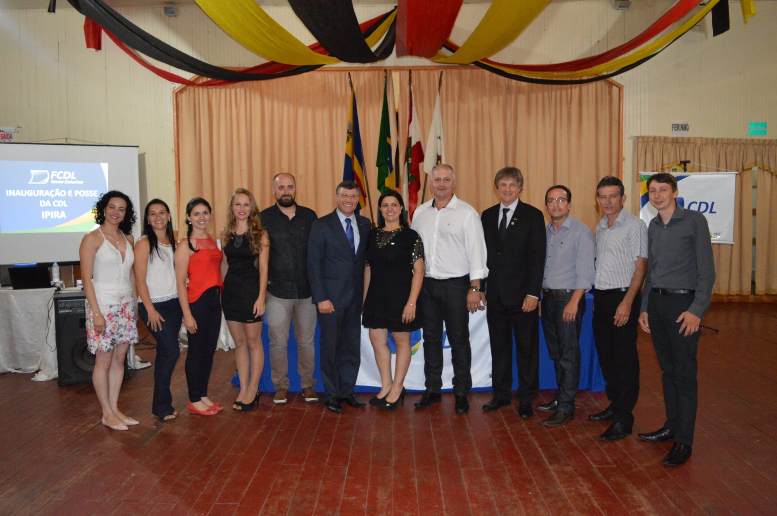 Primeira diretoria da CDL Ipira assume para a gestão 2017-2018
